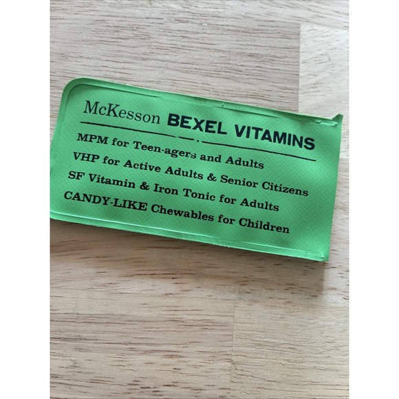 Other - Vintage Advertising Sewing Mending Kit McKesson Bexel Vitamins